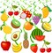 30PCS Tutti Frutti Hanging Swirl Decorations – Summer Fruit Party Ceiling Streamers, Tropical Fruit Theme Party Supplies for Birthday, Baby Shower & Celebration Decor